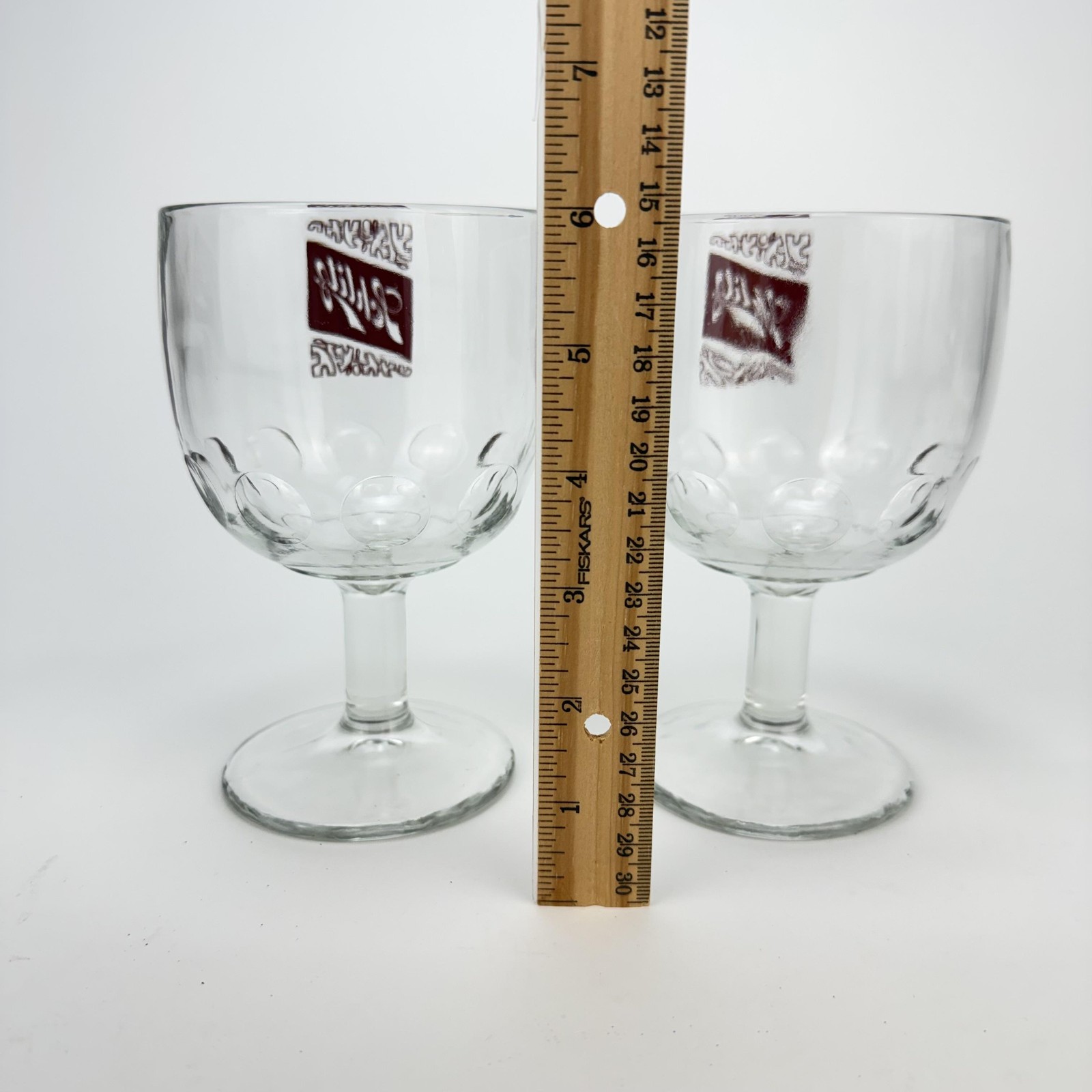 Vintage Schlitz Beer Glasses Mugs Goblets Set of 7 Barware Advertising Lot