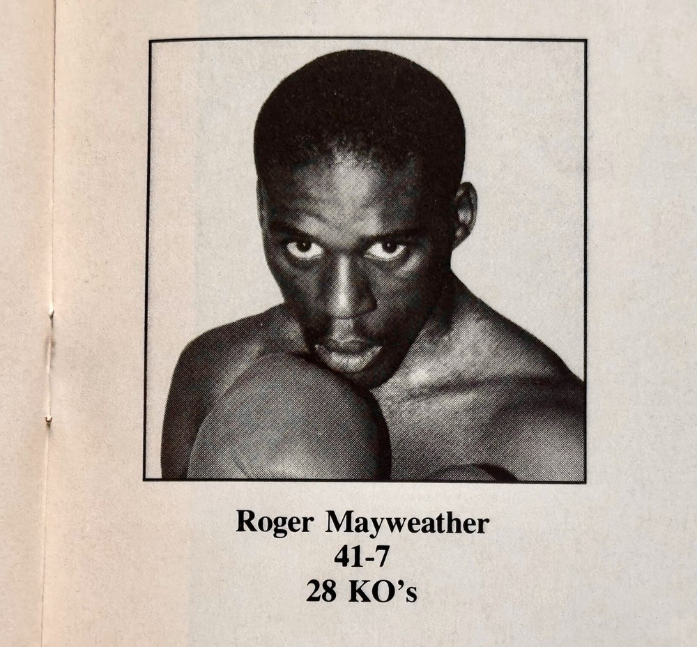 Boxing Program Roger ‘The Black Mamba’ Mayweather • Sept 1992