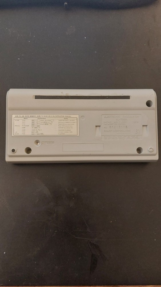 Sharp EL7000 Memowriter