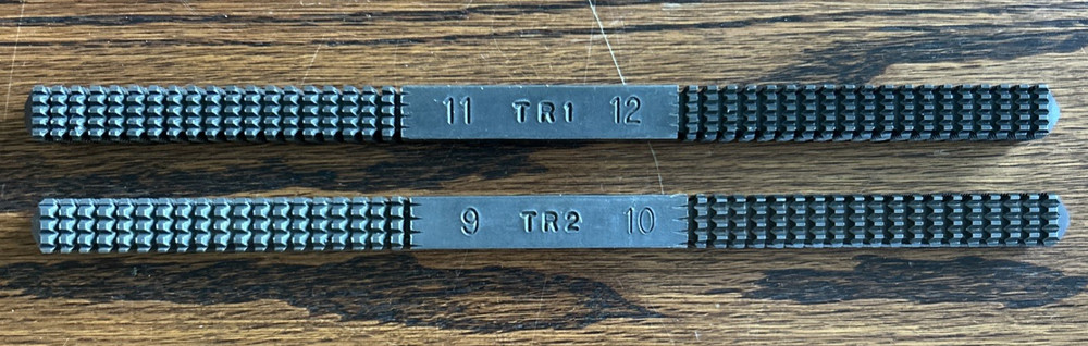 Mac Tools 2 -piece Thread Restoring File Thread Chaser set #TR1 & #TR2 USA