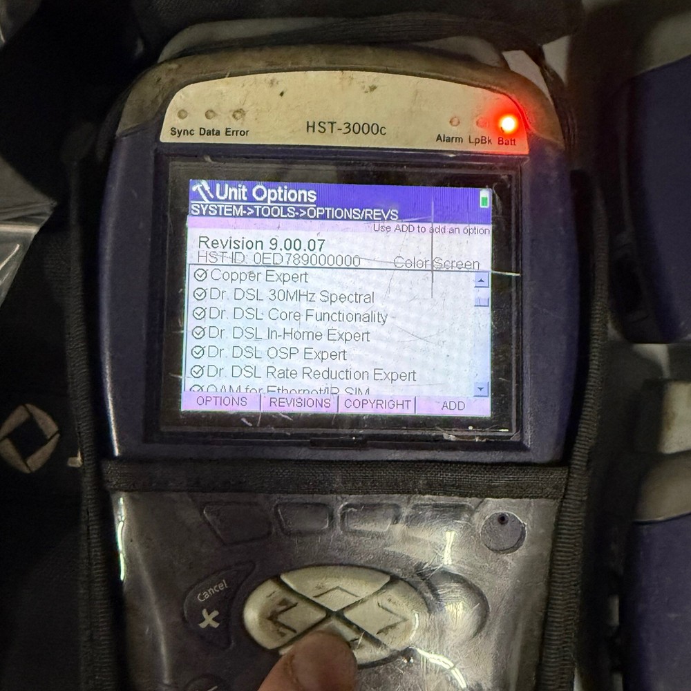 JDSU HST-3000c TDR Network Tester w/ 10 Modules & All Options