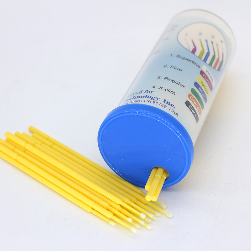 4 Boxes Dental Disposable Micro Applicator TPC Brush 4 Sizes 100pcs/box