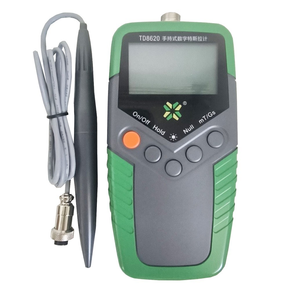 Handheld Tesla Meter Tester with Range 200mT/2000mT Resolution 10μT Accuracy ±2%