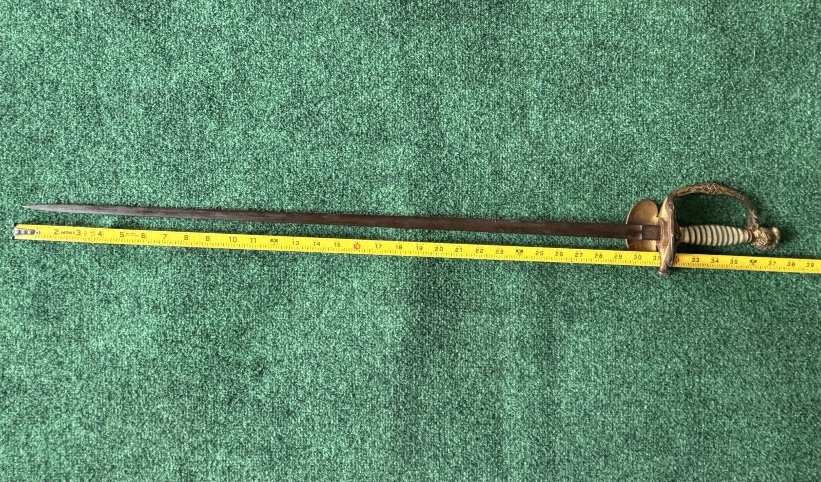 Mexican War Era Militia Staff Officer's Sword - Used