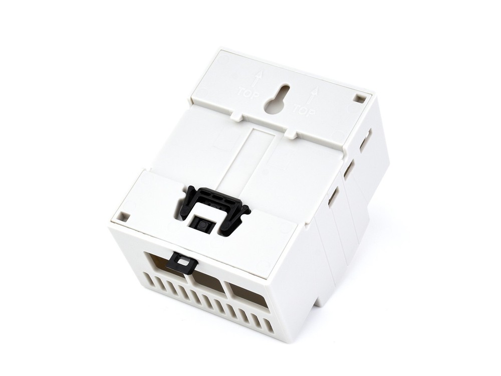 Waveshare DIN Rail ABS Case for Raspberry Pi 5 large Inner Space Injection