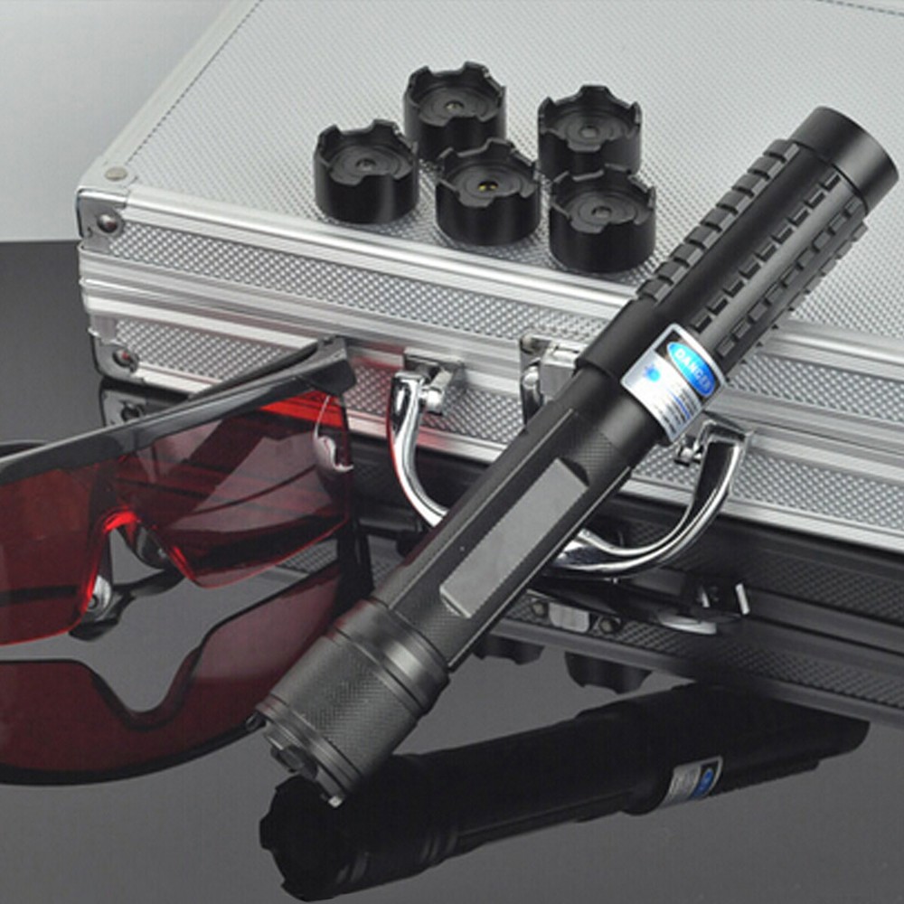 Halberd-Head Blue Laser Pointer Pack Teaching-aid Laser Pen Torch Flashlight