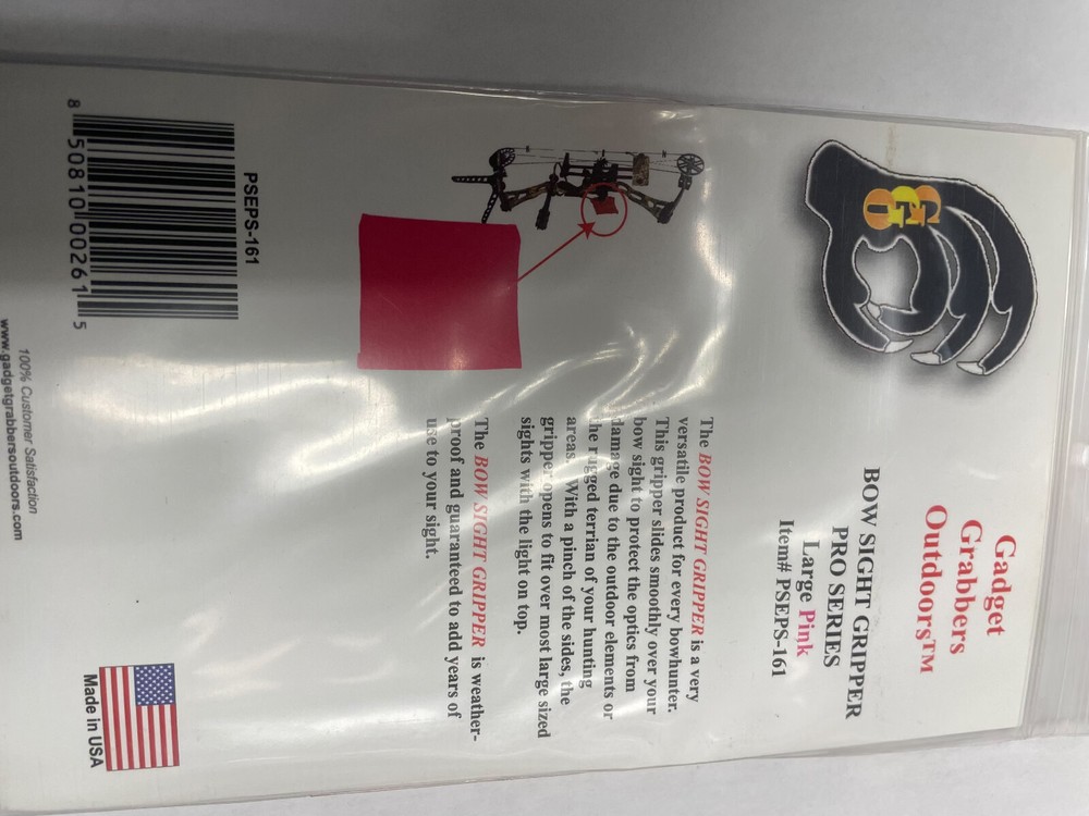 PSE Archery Scope Cover / Large Pink 4" x 4.75"