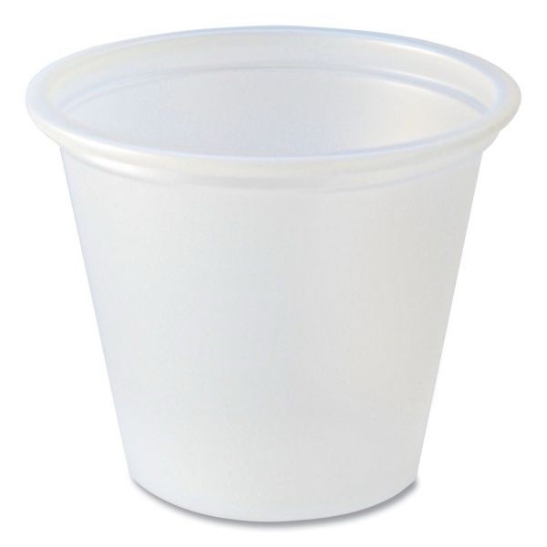 Fabri-Kal 1oz Portion Cups 9505192  Sample Cups Disposable Plastic - 2500 COUNT