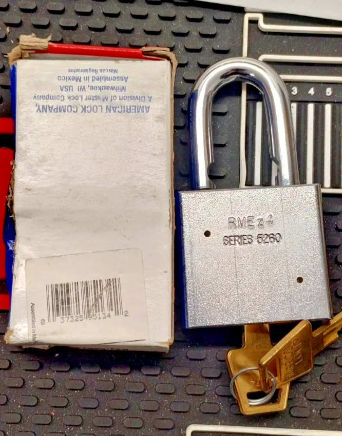 AMERICAN LOCK A5260KA 2In Heavy Duty Solid Steel