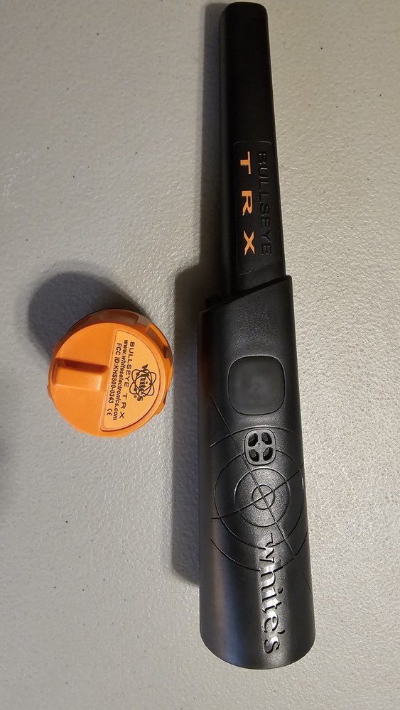 White's TRX Pinpointer Replacement Shell Black NEW.  #10