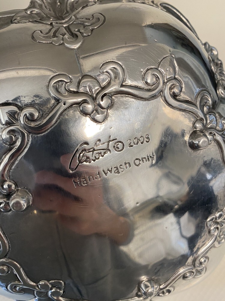 Fruit Bowl Silver fleur de lys 2009 Read The Description