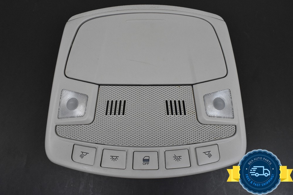 2013-2016 Ford Fusion Overhead Console Gray Dome Map Light Lamp Assembly OEM