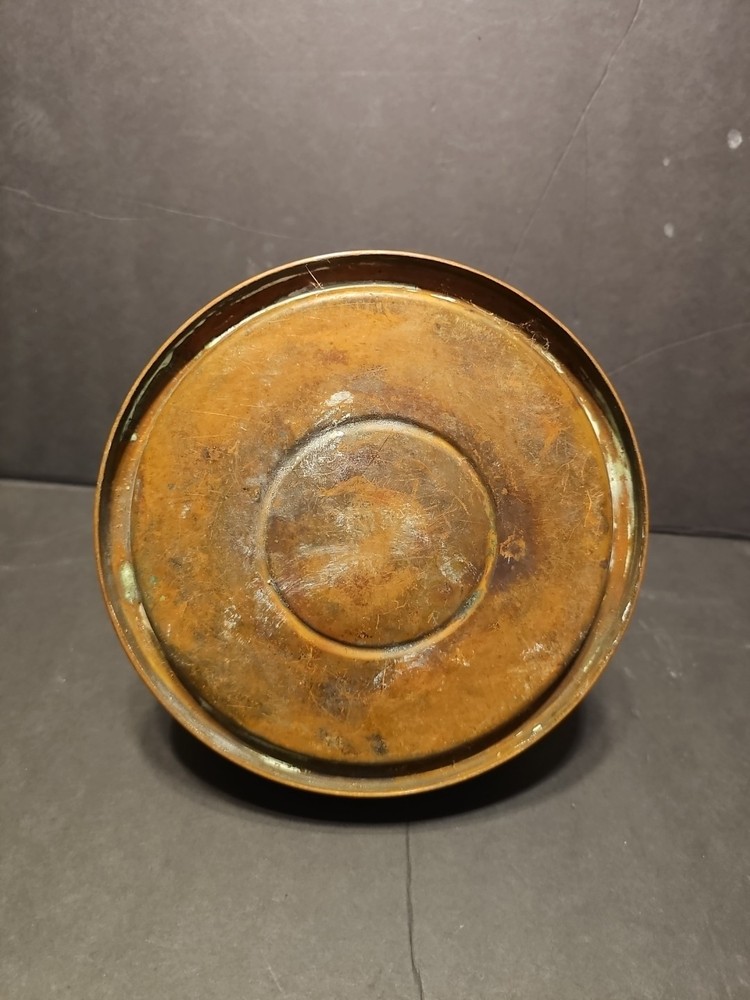 Vintage Copper Tea Kettle Wood Handle