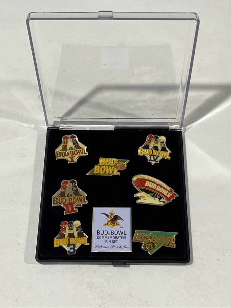 Bud Bowl Commemorative 7 Pin Set