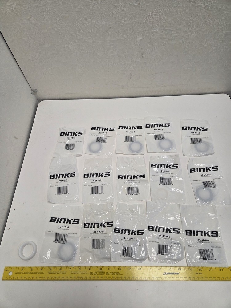 Binks 41-11450 D Sec Low Pump Soft Seal Kit