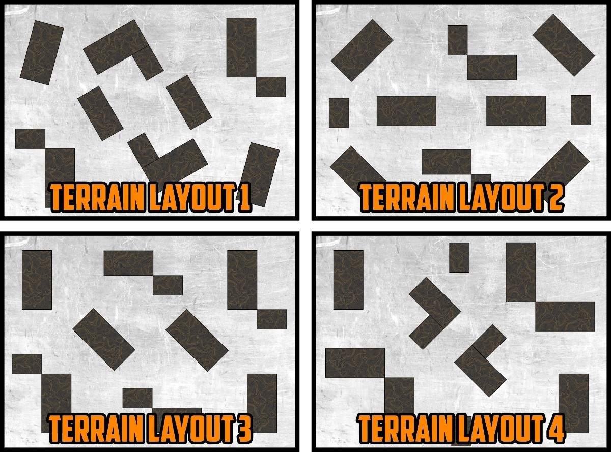 Neoprene Terrain Mats - Rotiron - Compatible w/ Warhammer 40K