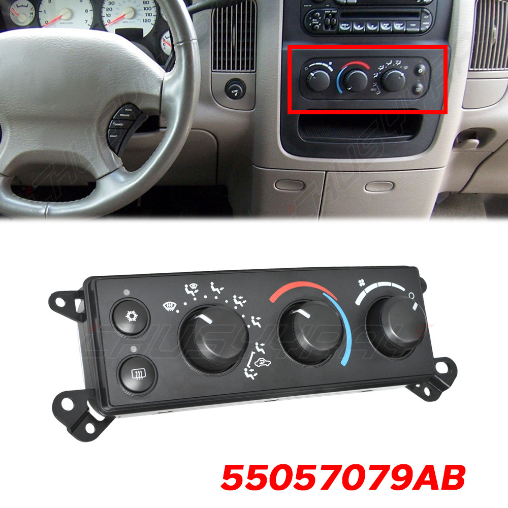 For 2006 - 2008 Dodge Ram Single HVAC Controls Module for 55057079AB