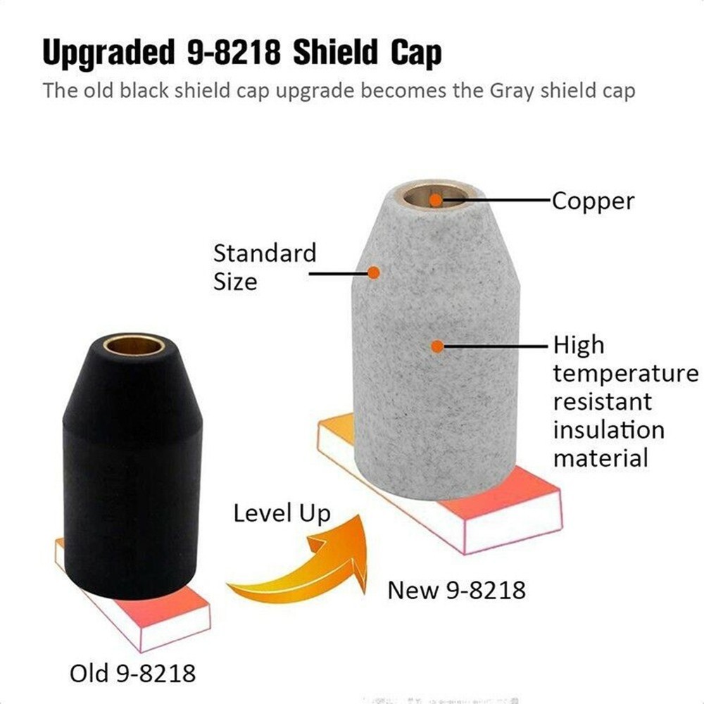 Reliable 2pcs Ceramic Shield Cup Set for Thermal Dynamics Plasma Torch