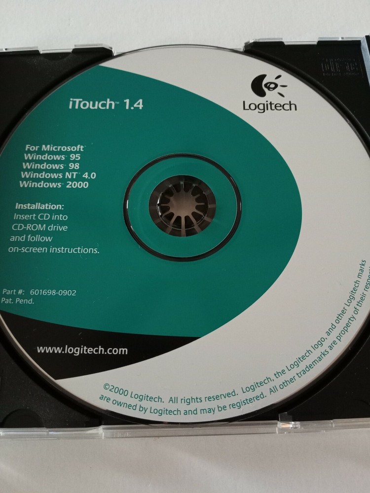Logitech iTouch 1.4 Installation CD and Manual Package 631225-0403