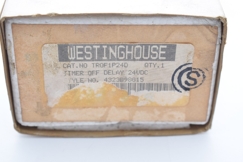 NEW Westinghouse TROF1P24D Timer Off Delay Relay Switch 24VDC