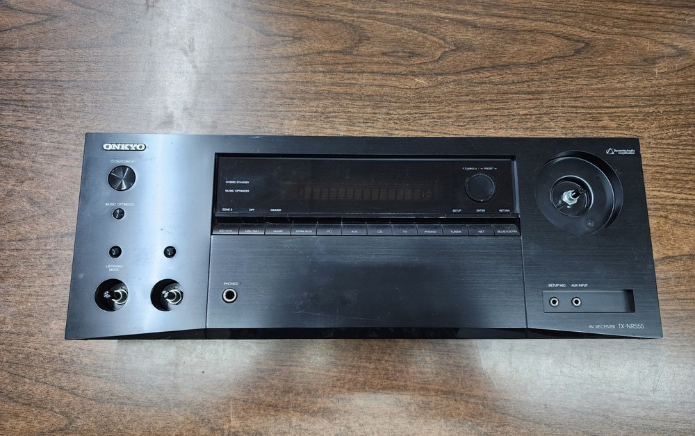 Onkyo AV Receiver TX-NR555 Replacement Face Plate with Electronics