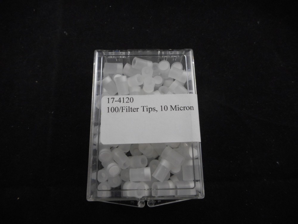 AGILENT Polyethylene 10um Filtertip Cannula Filters Full Flow 100/Pack 17-4120
