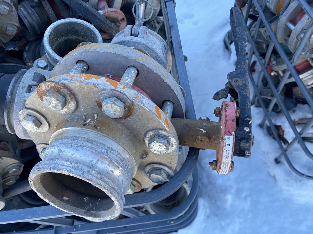 4” inline butterfly valve - All 4 Bins