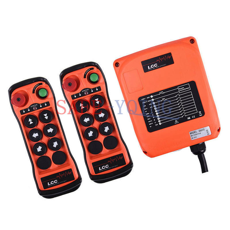 LCC Q600 single Hoist Crane Industrial Wireless Remote 2 Transmitter&1 Receiver