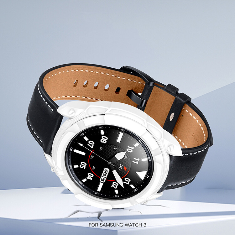 For Samsung Galaxy Watch3 Armor Protective Case Scale Ring Protective Cover