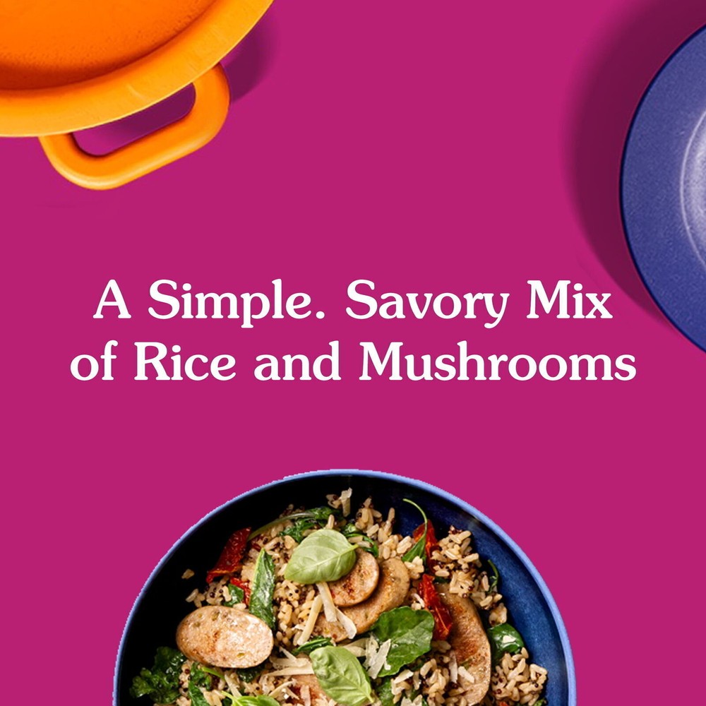 Mushroom Risotto Flavored Rice, Easy Dinner Side, 8.5 oz Pouch