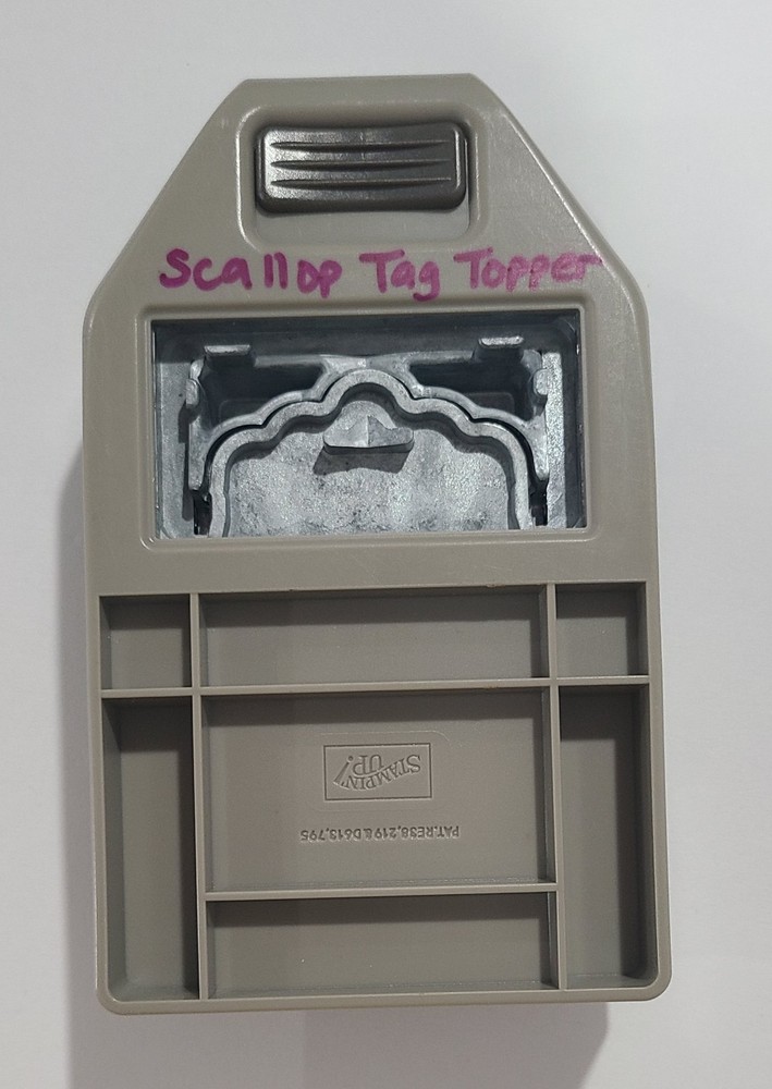 Stampin' Up! Scallop Tag Topper Flat Locking