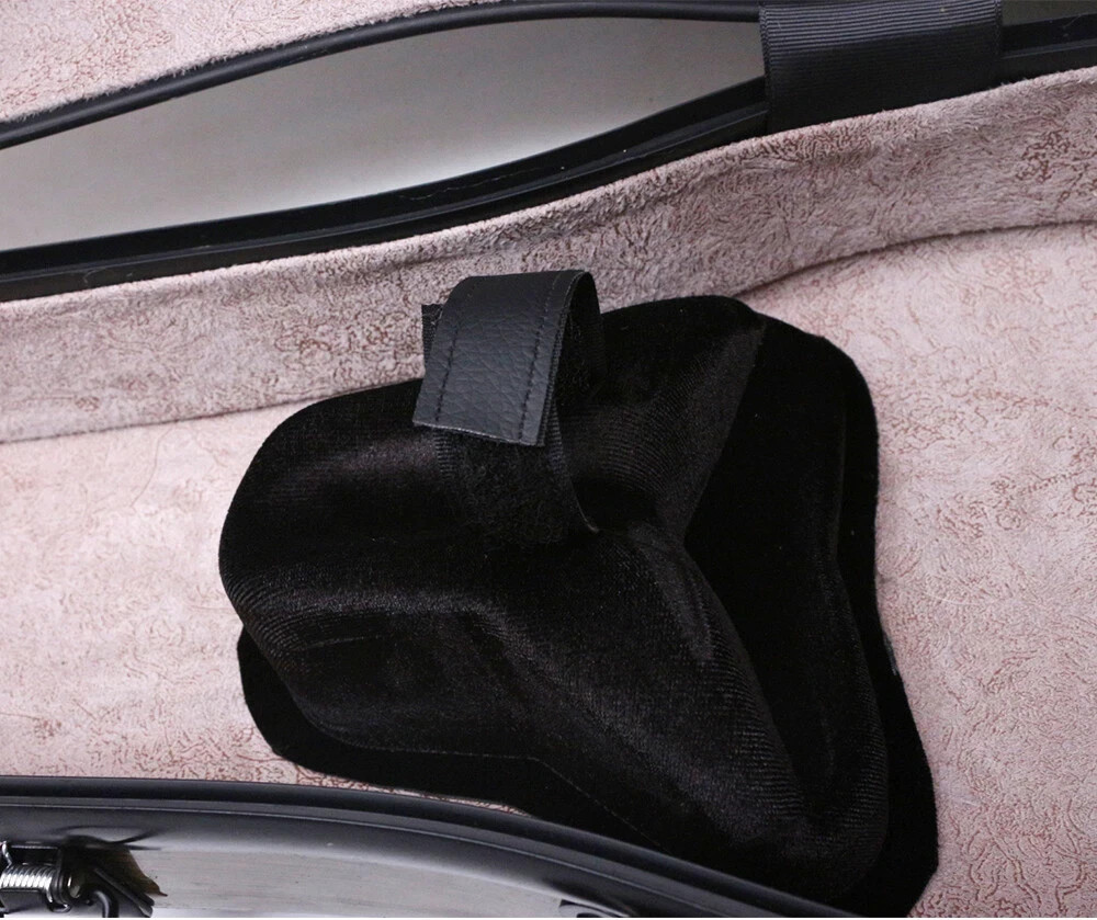 coffee Violin Case 4/4 Carbon Fiber Hard Shell Adjustable Backstrap