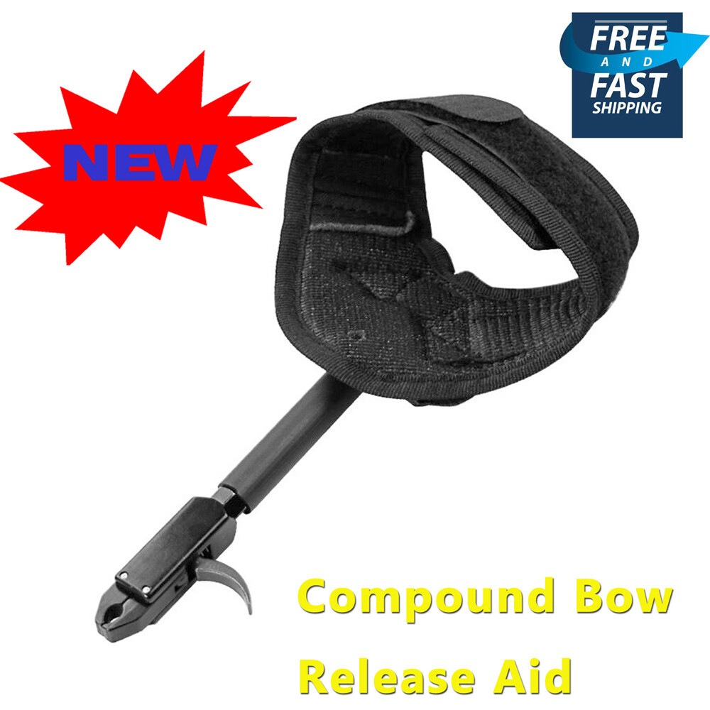 Compound Bow Release Aid Wristband Tool Adjustable Comfortable Quick Release NEW