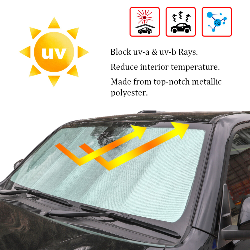For 4Runner Custom Windshield Sunshade Folding Sun Visor 2017 2018 2019