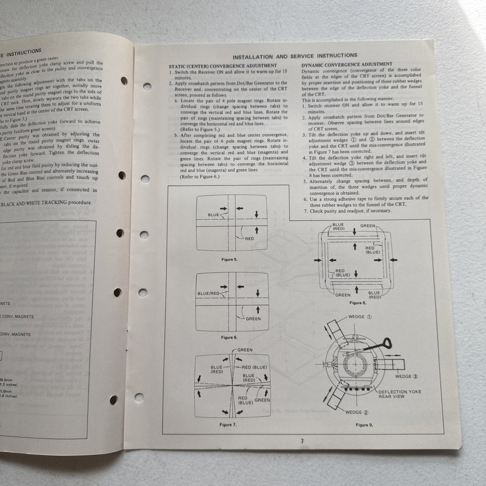 Sharp Electronics Color Television Model C1985 Preliminary Service Information