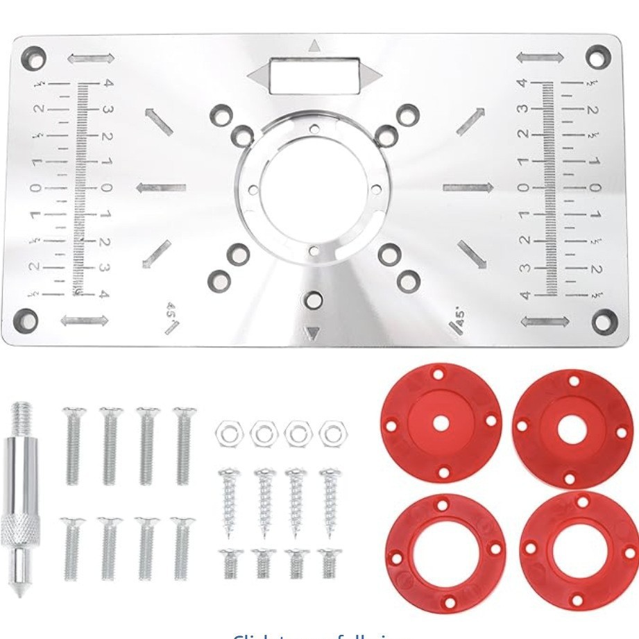 Surface Grinding Self-built Trimmer Mounting Plate Fixing Plate Silver