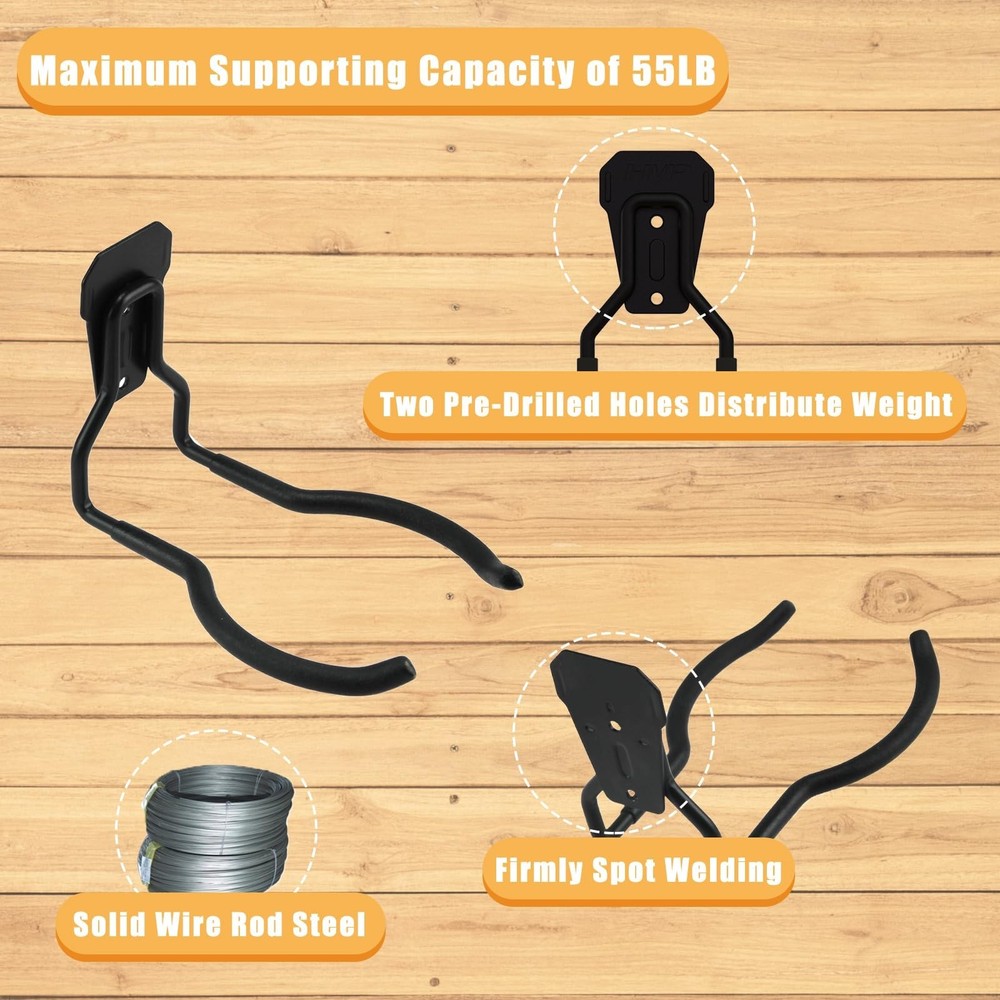 Juformin String Trimmer Hanger, Weedeater Rack, Garage Wall Power Tool Hooks,...
