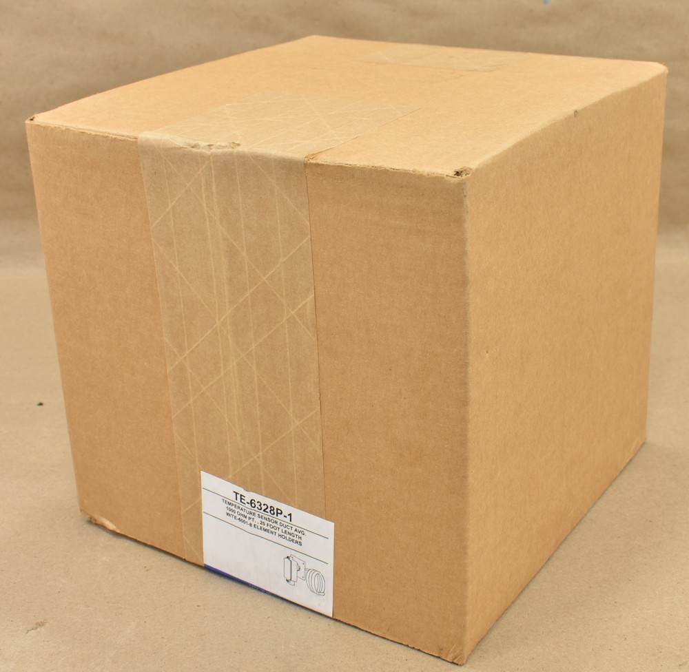 Johnson Control TE-6328P-1, Temperature Sensor, Duct-Averaging w/ Element Holder