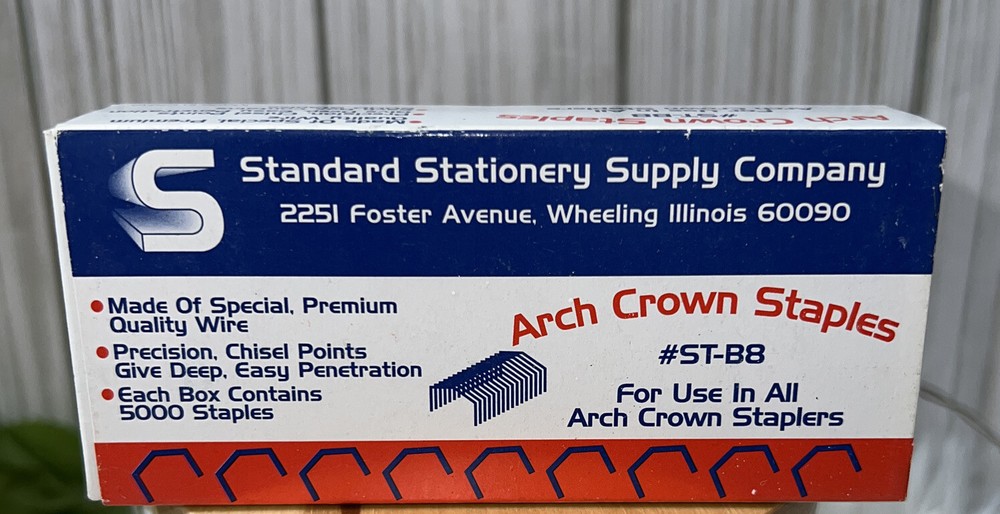 STAPLES (Arch Crown Staples) #ST-B8