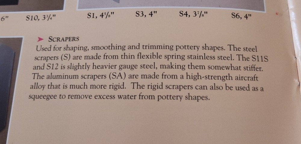 Kemper Tools S12 Stainless Steel Scraper 6"