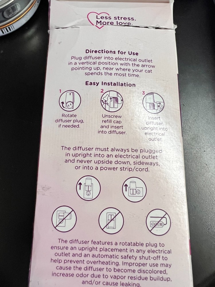 Comfort Zone Cat Calming Diffuser Refills 3 Pack 3575