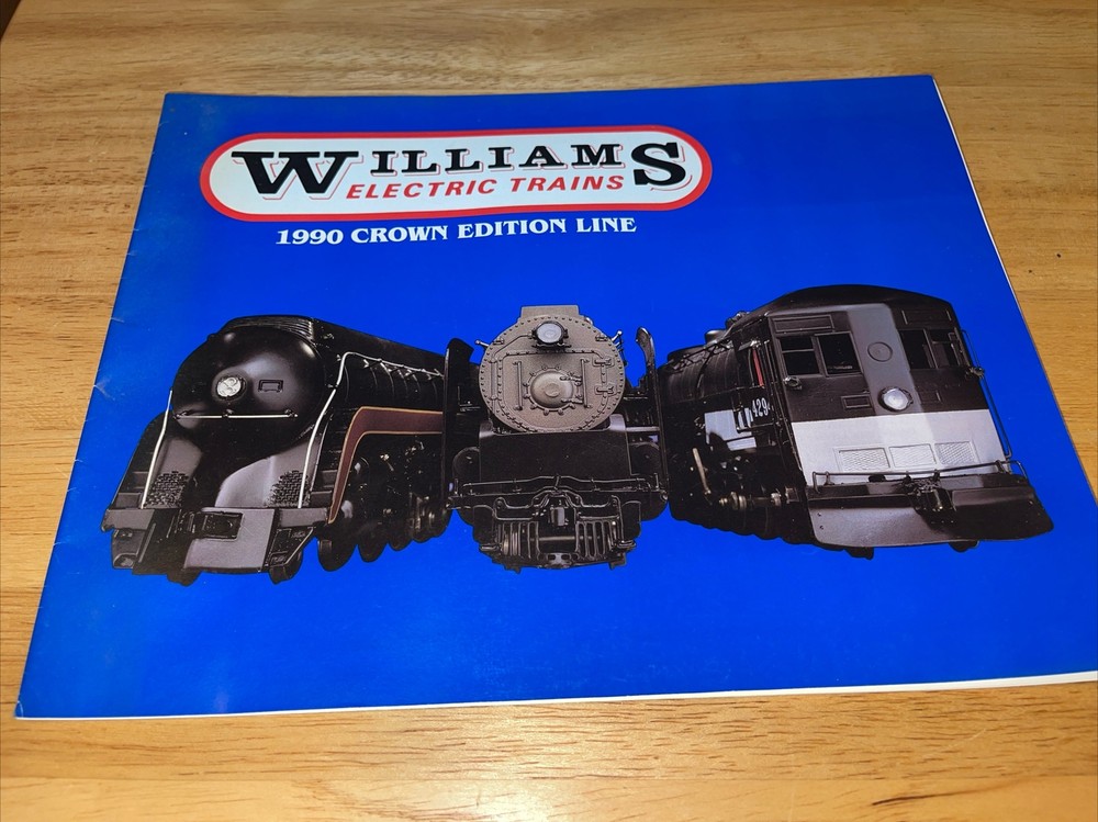 Williams Electric Trains 1990 Crown Edition Line Catalog Booklet O Scale RR