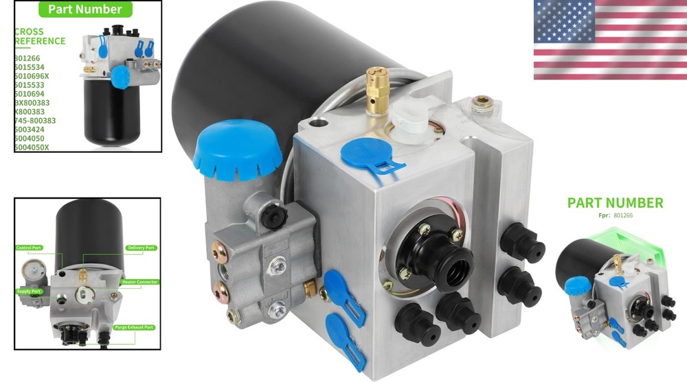 Direct Replacement 12V DC Heater: Quick Install for Freightliner, Kenworth, RVs