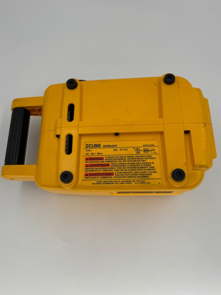 DeWALT 18V/20V Cordless LED Worklight DCL060 (TOOL ONLY)