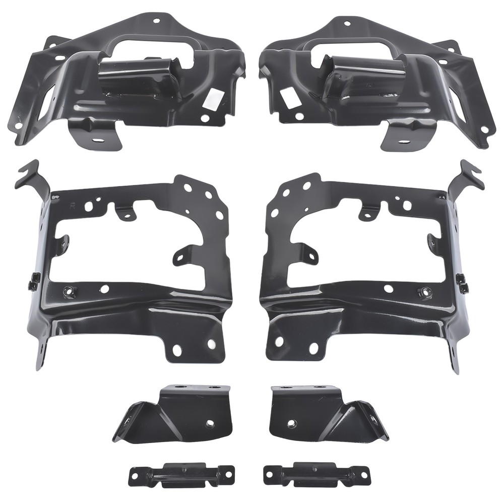 New Front Bumper Support & Mount Bracket Set For 2014-2015 Chevy Silverado 1500