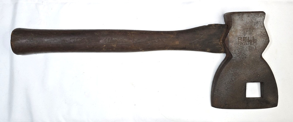 Stanley Bell System B Lineman's Hatchet Axe - All Original
