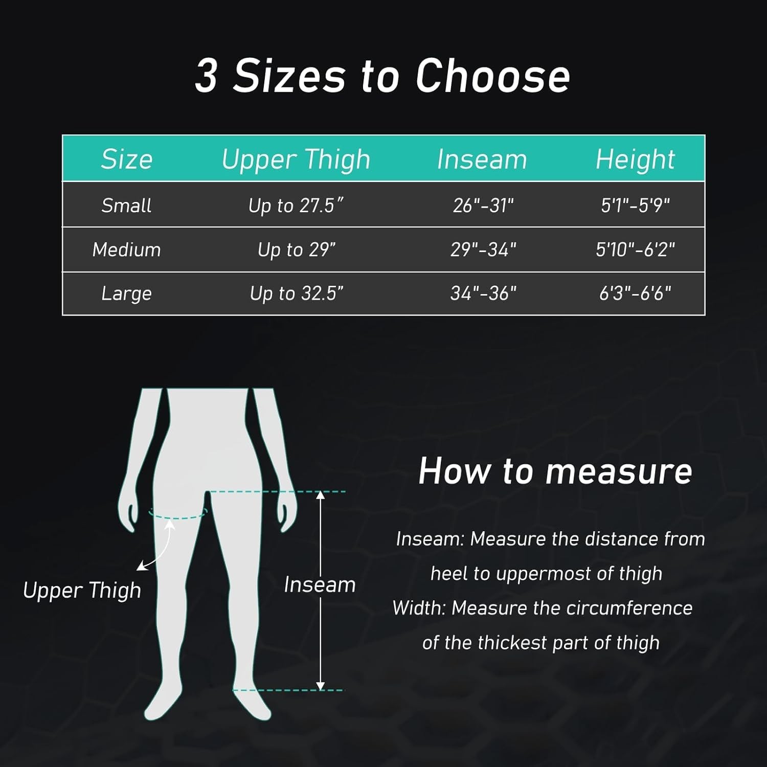 QUINEAR Professional Leg Recovery System, Cordless Air Compression Size M, QN90M