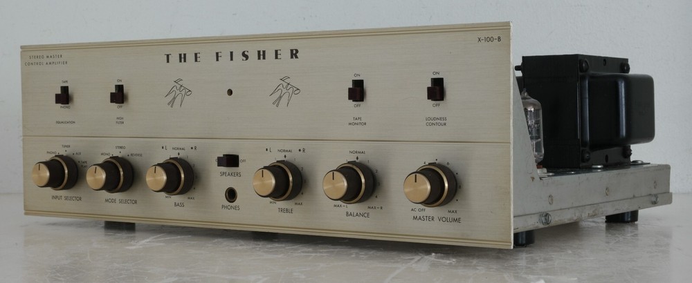 Fisher X-100-B Stereo Master Control Amplifier : Good Working Condition!!!
