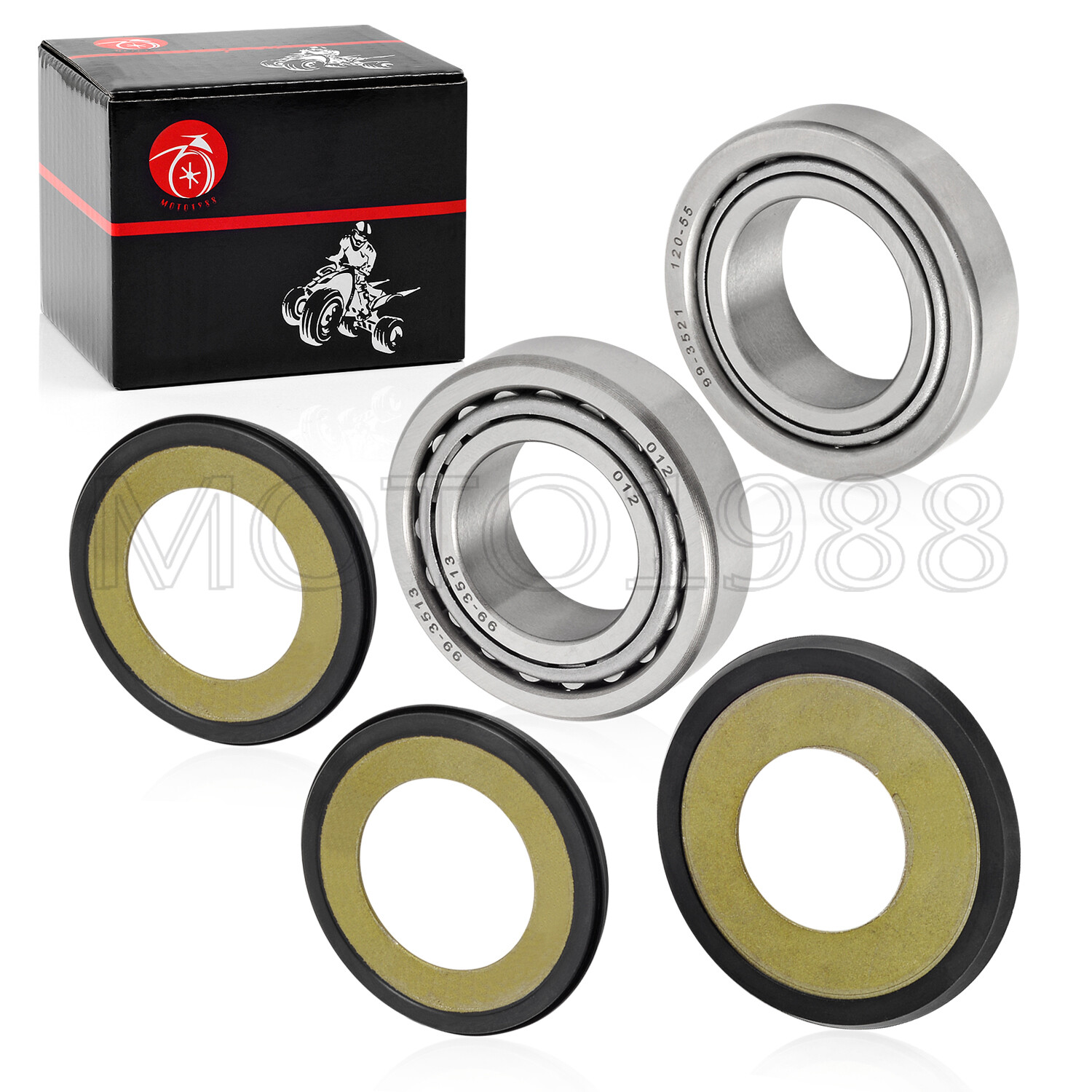 Steering Stem Bearing Seal Cover Kit For Yamaha YZ125 1996-2022, YZ250 1996-2022
