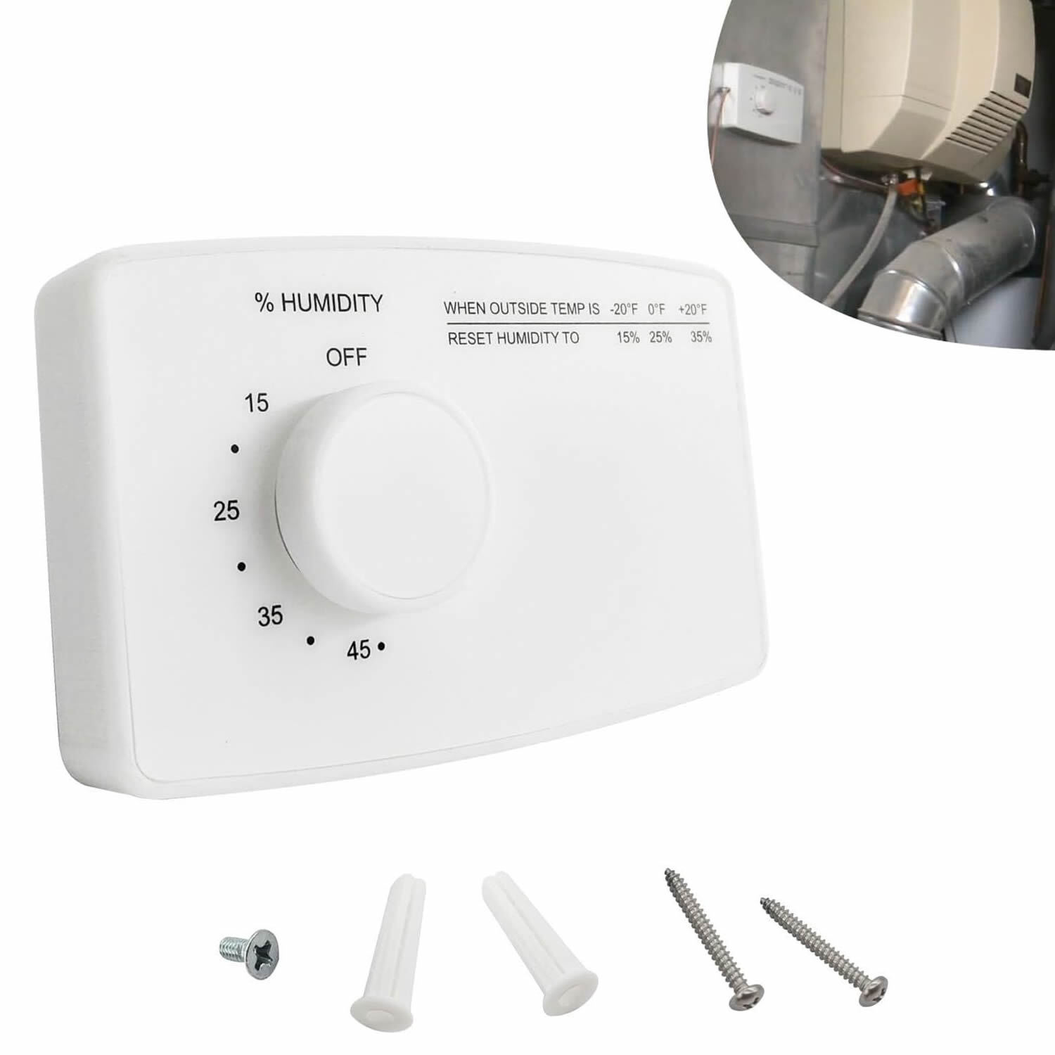4655 Manual Whole-House Duct or Wall Mounted Humidifier Control Humidistat